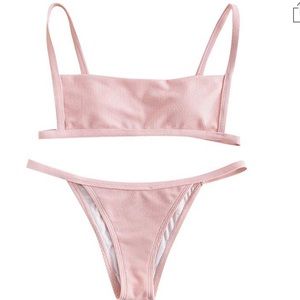 NWT Zaful ribbed bikini